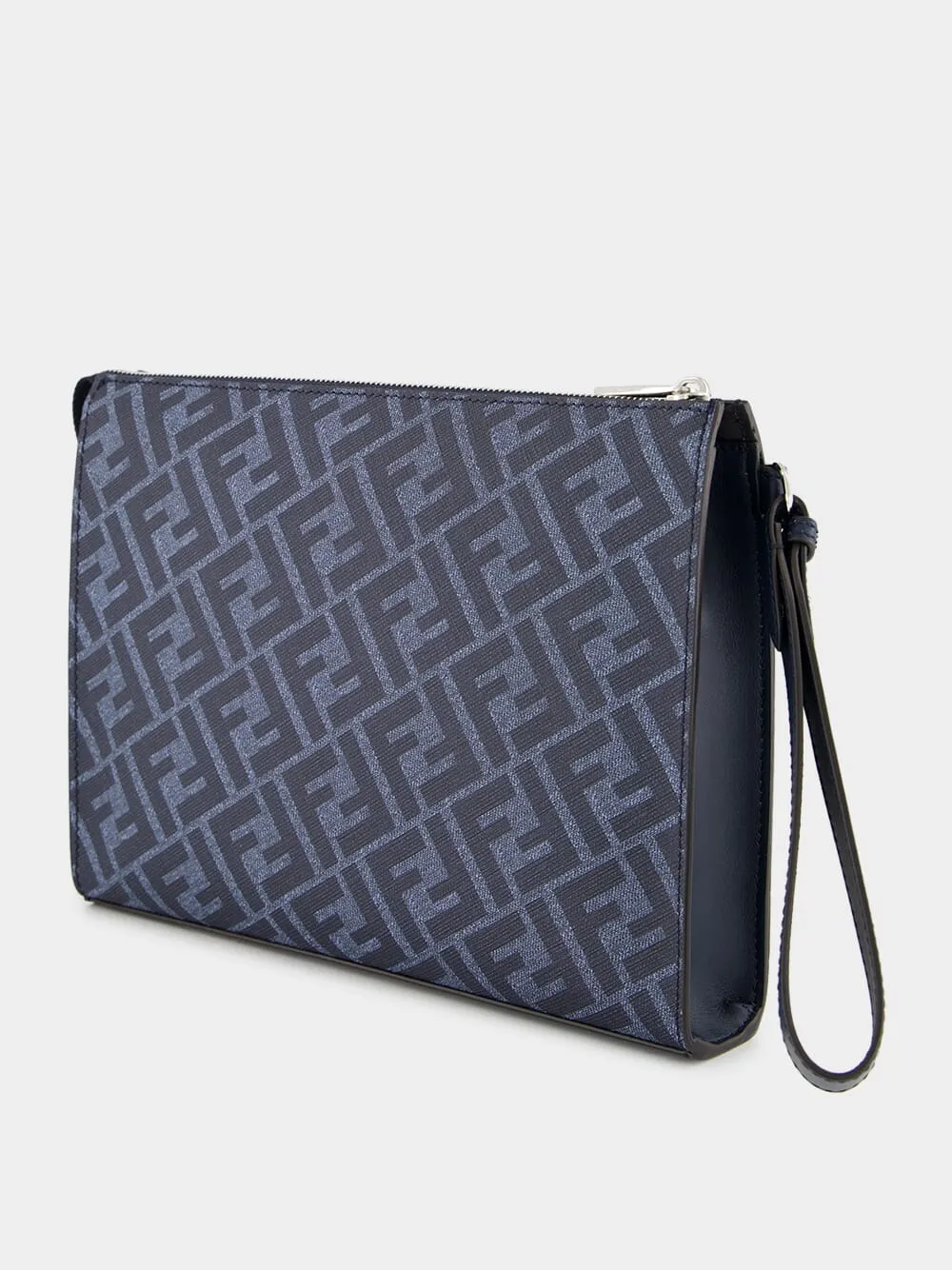 Blue Diagonal Flat Pouch sold by Fashion Clinic product image thumbnail 4