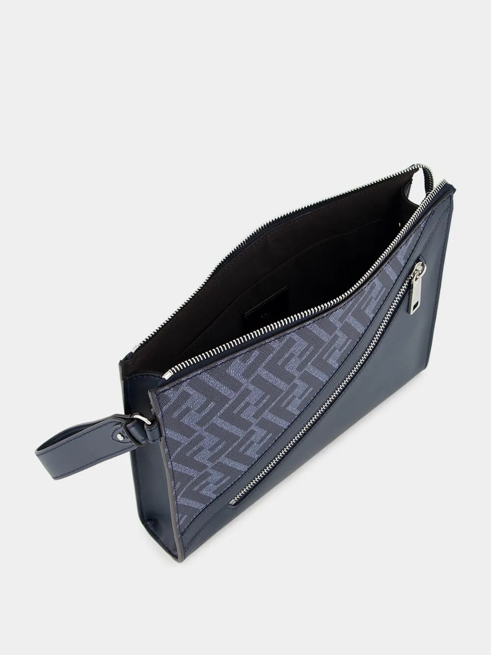Blue Diagonal Flat Pouch sold by Fashion Clinic product image thumbnail 5