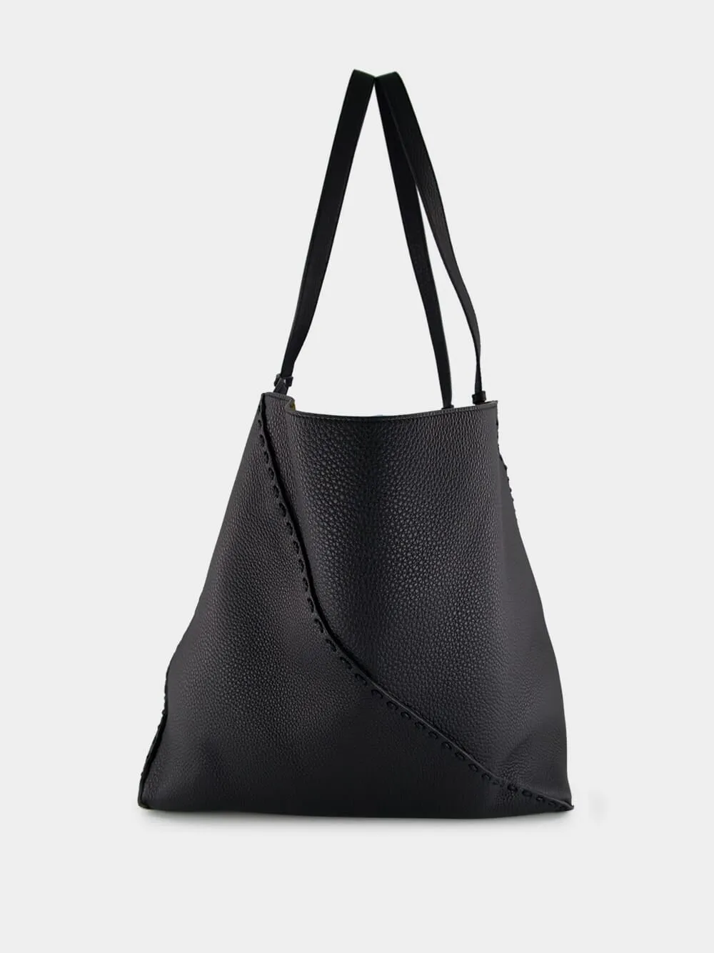 Black Selleria Diagonal Shopper Large sold by Fashion Clinic product image thumbnail 4