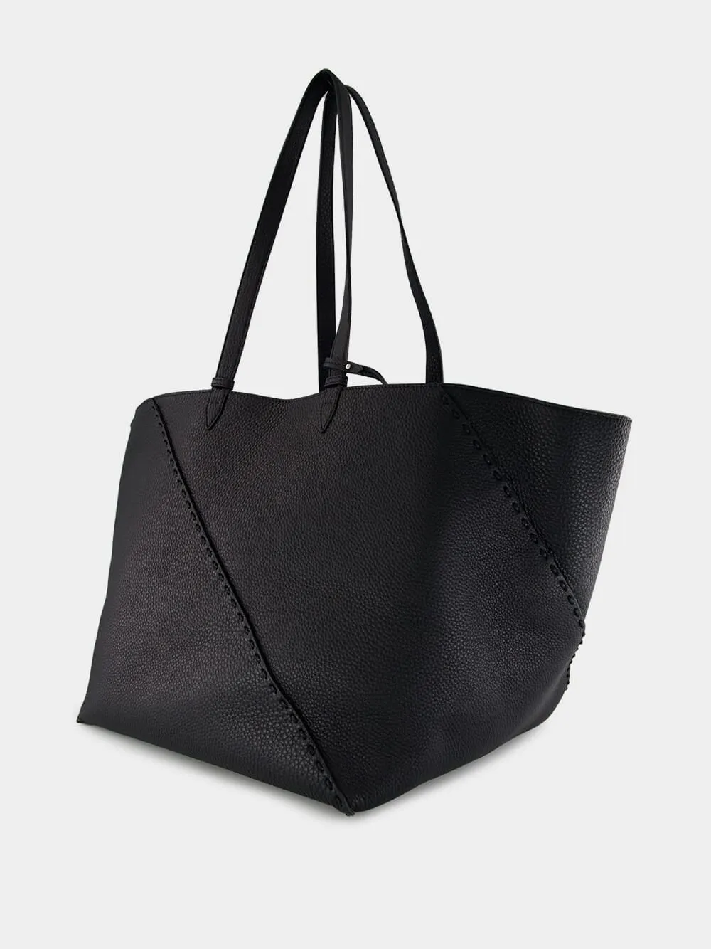 Black Selleria Diagonal Shopper Large sold by Fashion Clinic product image thumbnail 5