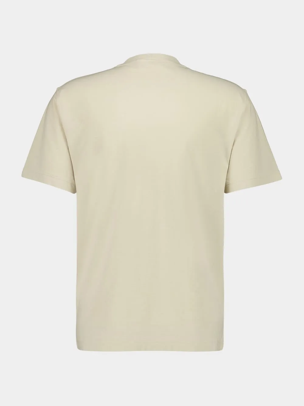 Beige Crew Neck T-Shirt sold by Fashion Clinic product image thumbnail 2