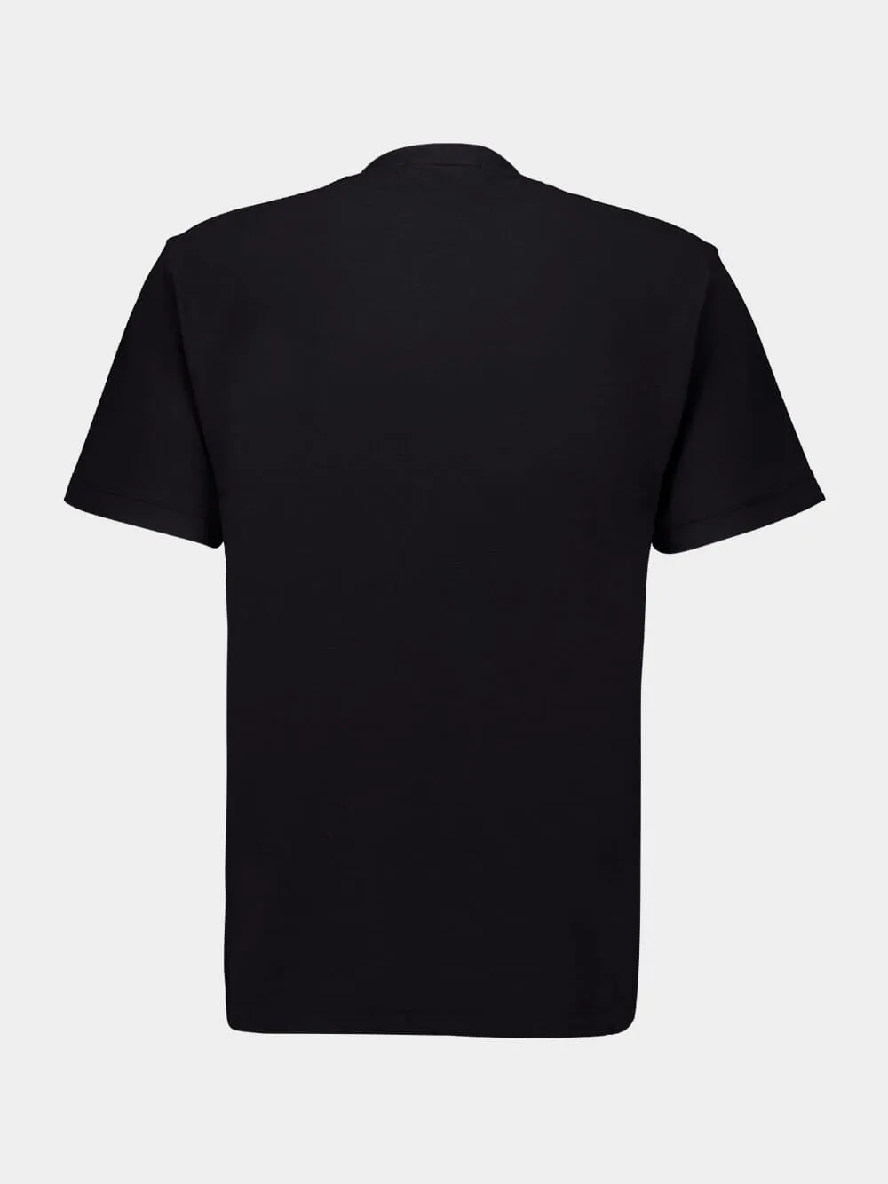 Black Ghost Cotton T-Shirt sold by Fashion Clinic product image thumbnail 2