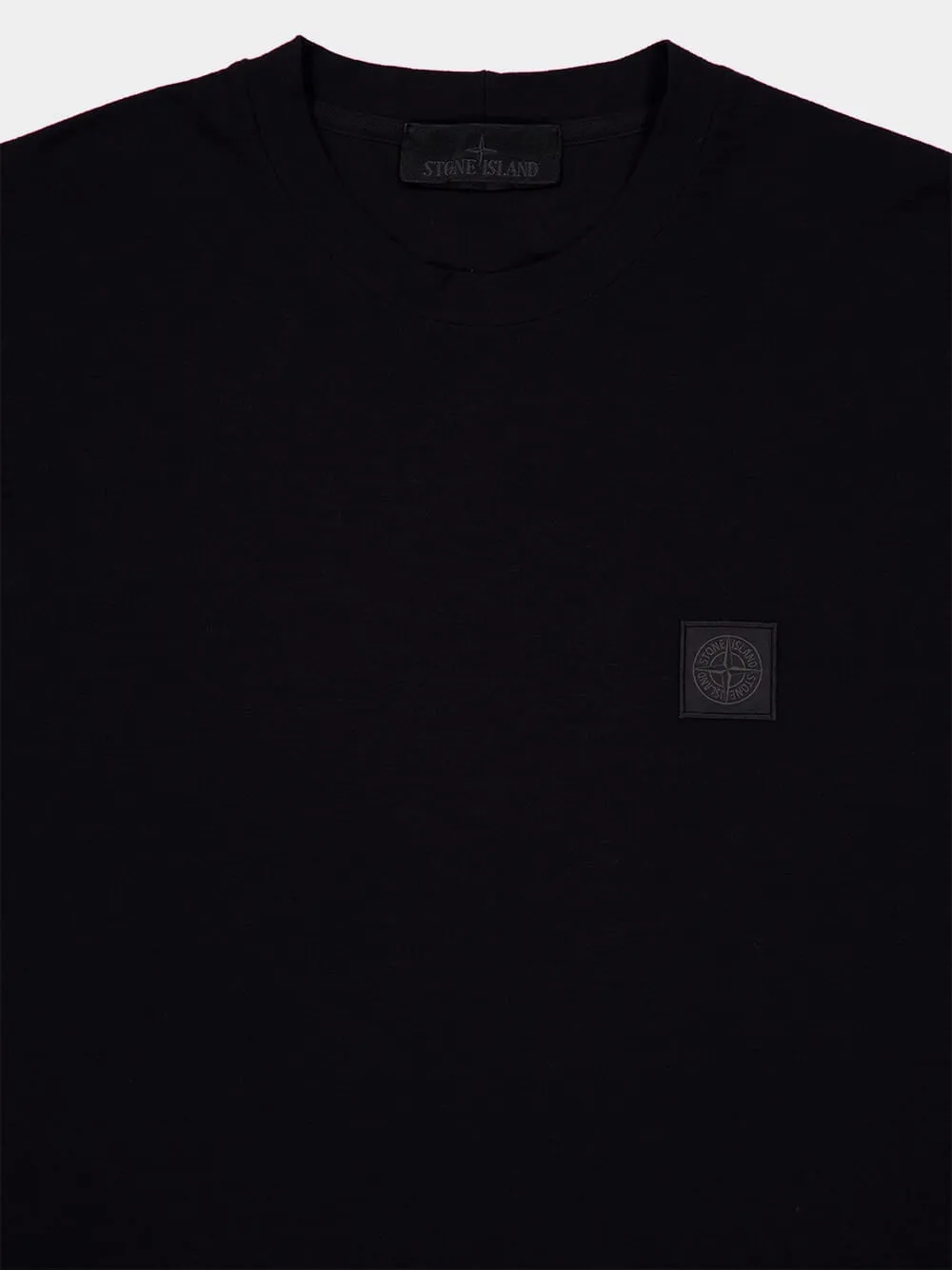 Black Ghost Cotton T-Shirt sold by Fashion Clinic product image thumbnail 3