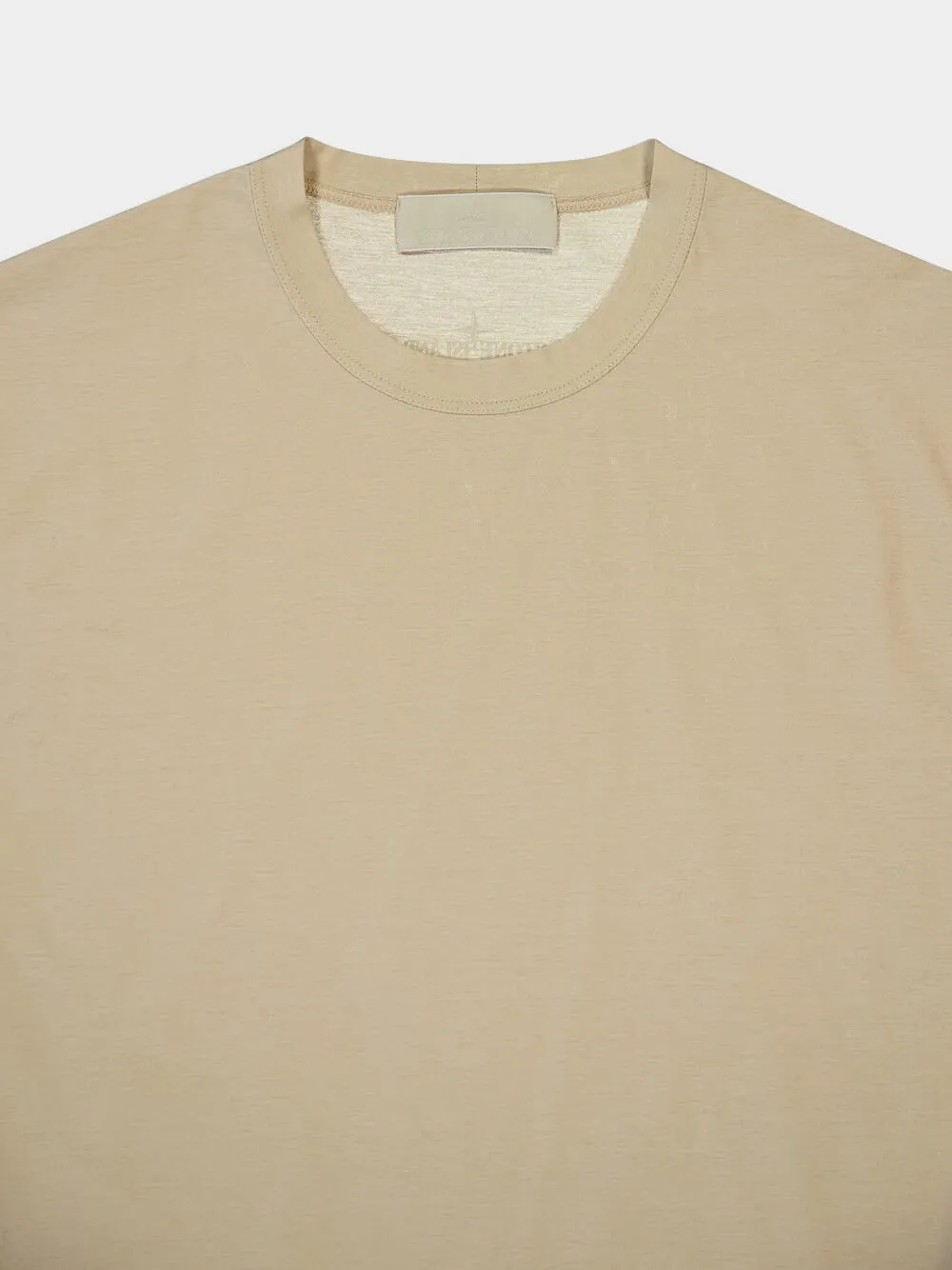 Beige Ghost Cotton T-Shirt sold by Fashion Clinic product image thumbnail 3
