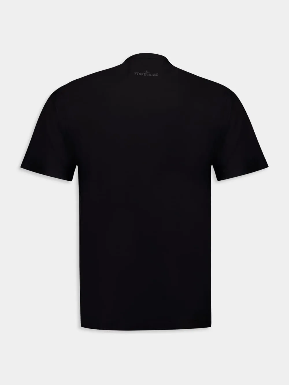 Black Ghost Cotton T-Shirt sold by Fashion Clinic product image thumbnail 2