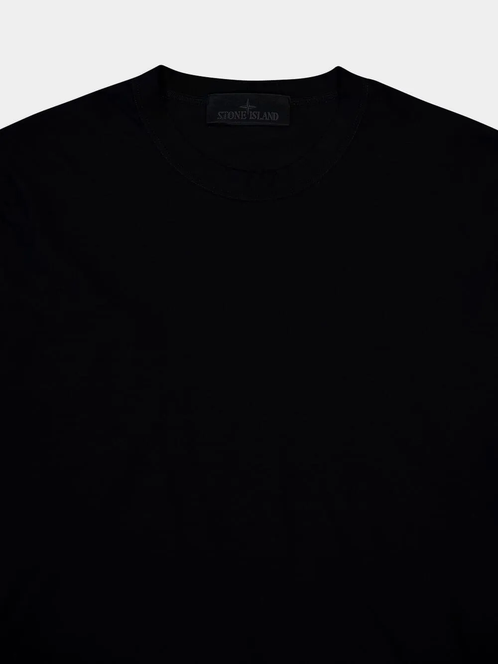 Black Ghost Cotton T-Shirt sold by Fashion Clinic product image thumbnail 3