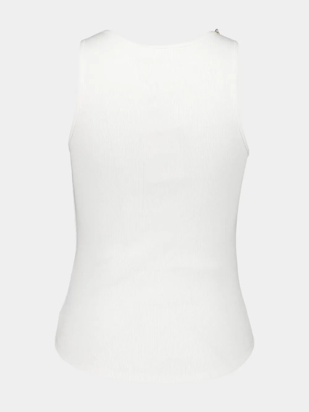 Ivory Illuminate Embellished Tank sold by Fashion Clinic product image thumbnail 3