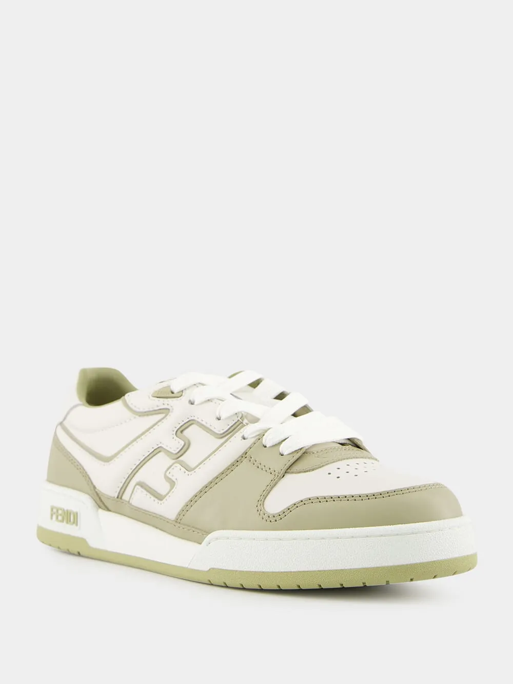 Sage Match Leather Sneakers sold by Fashion Clinic product image thumbnail 2