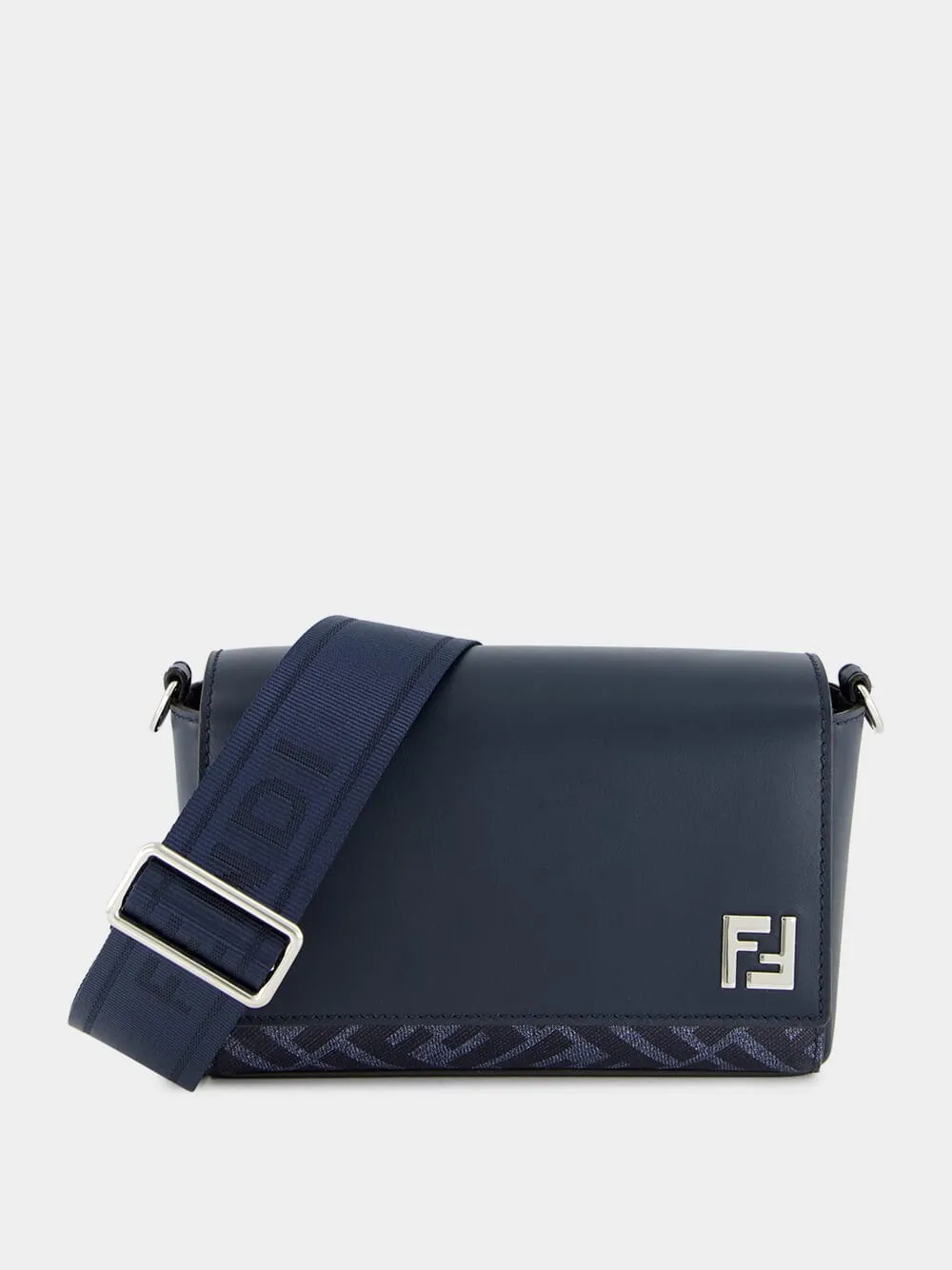 Dark Blue FF Squared Compact Bag sold by Fashion Clinic product image thumbnail 2