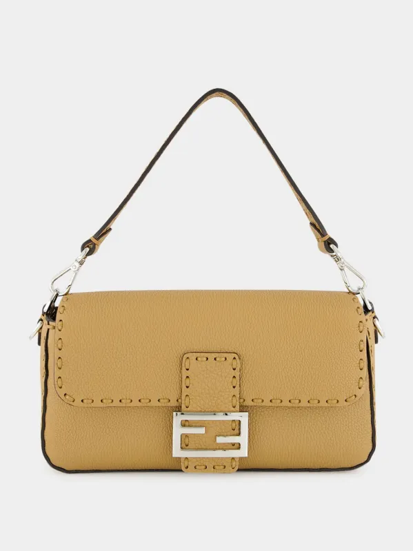 Cappuccino Baguette Selleria Bag sold by Fashion Clinic