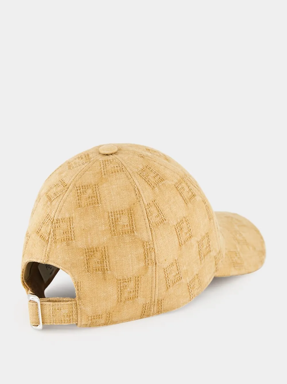 Brown FF Canvas Baseball Cap sold by Fashion Clinic product image thumbnail 2