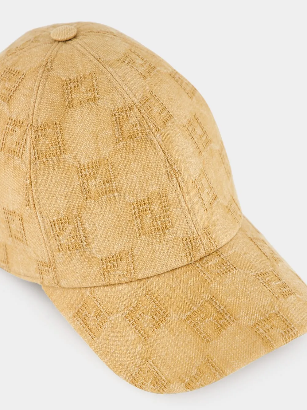Brown FF Canvas Baseball Cap sold by Fashion Clinic product image thumbnail 3