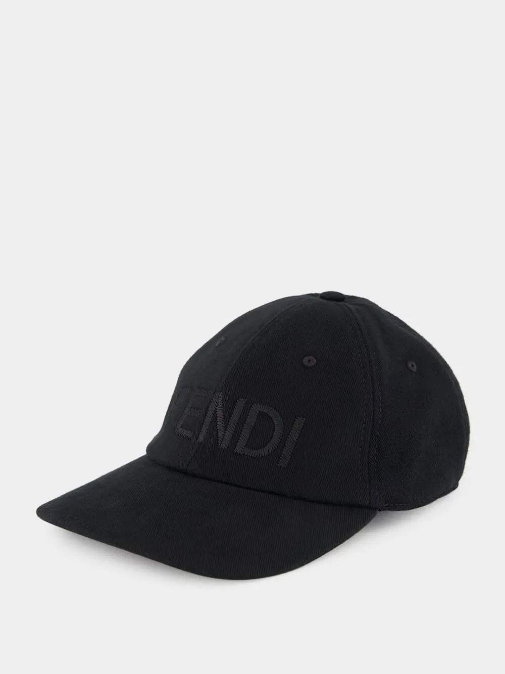 Black Cotton Baseball Cap sold by Fashion Clinic product image thumbnail 2