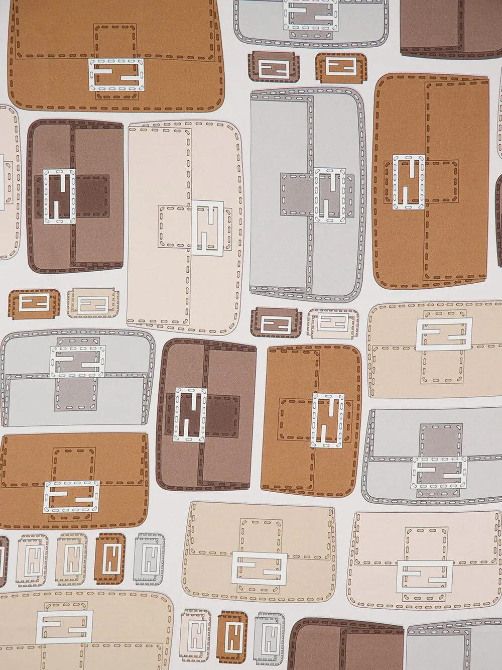 Beige Silk Baguette Foulard sold by Fashion Clinic product image thumbnail 3