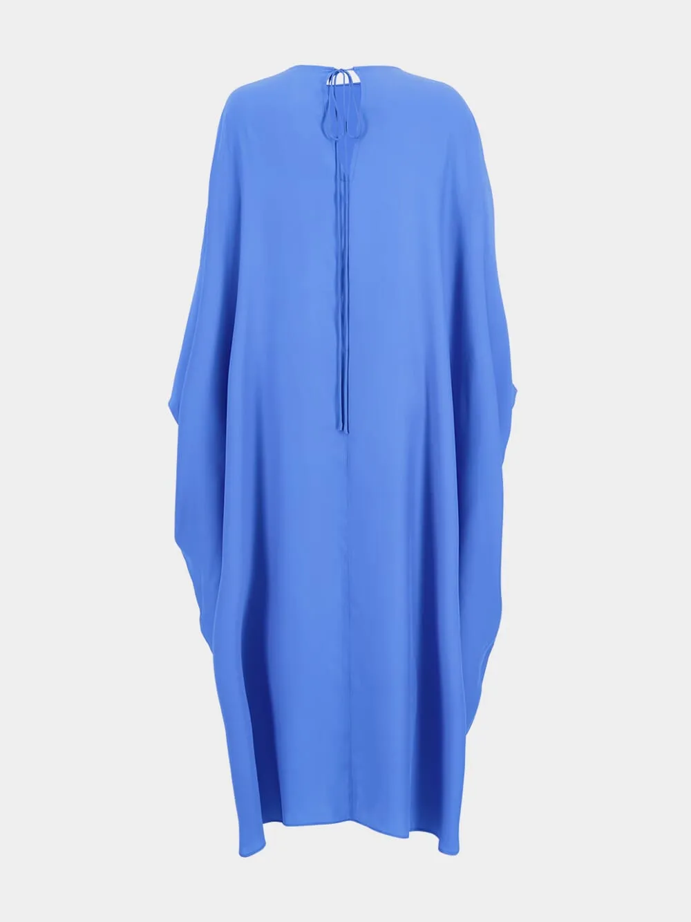 Auriga Blue Silk Kaftan Dress sold by Fashion Clinic product image thumbnail 3