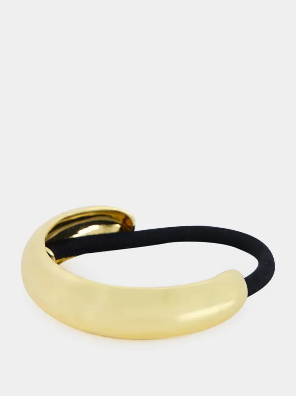 Gold Plated Petite Glossy Arch Pony sold by Fashion Clinic