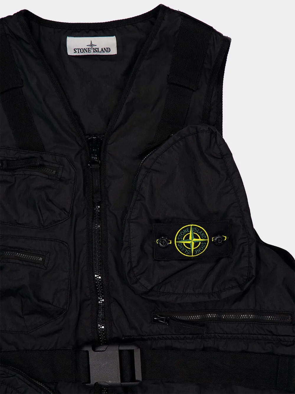 Black Membrana 3L Utility Vest sold by Fashion Clinic product image thumbnail 3