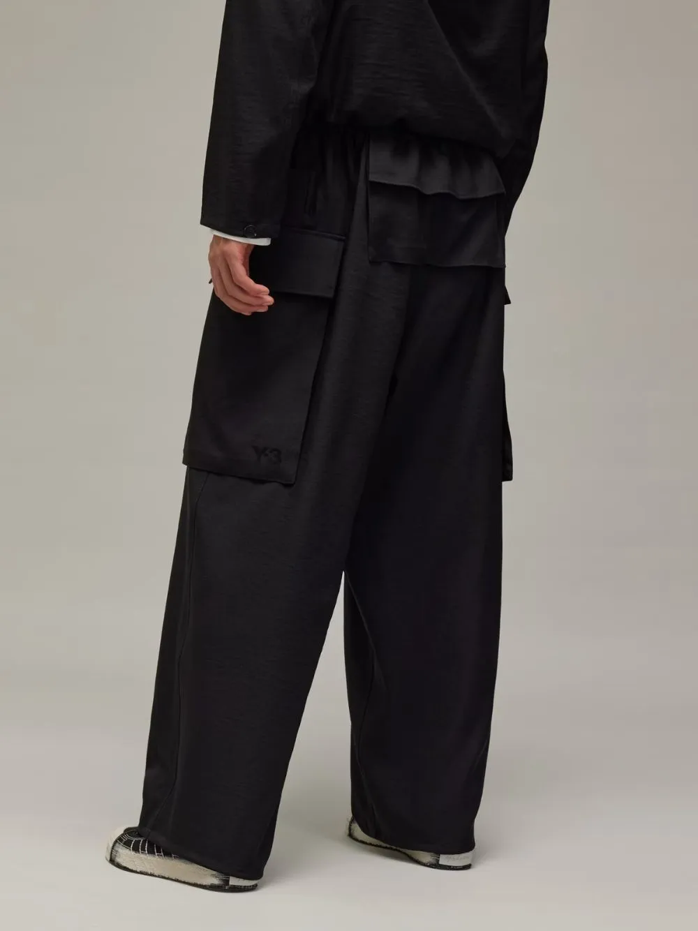 Black Sport Uniform Cargo Pants sold by Fashion Clinic product image thumbnail 4