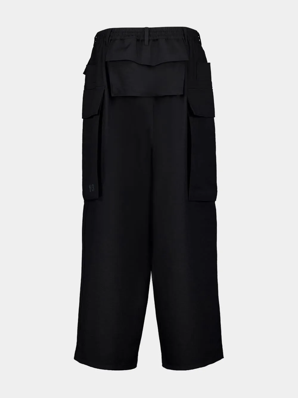 Black Sport Uniform Cargo Pants sold by Fashion Clinic product image thumbnail 3