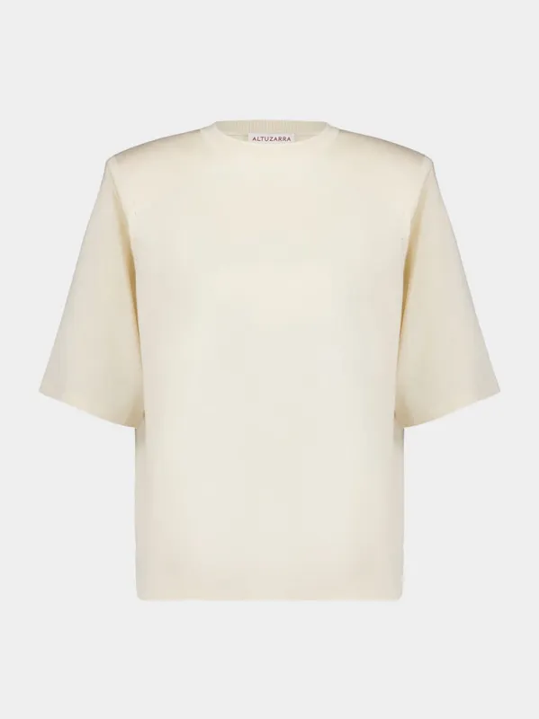 Ivory Lilou T-Shirt sold by Fashion Clinic