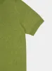 Green Silk-Linen Polo Shirt sold by Fashion Clinic
