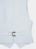 Sea Foam Wool Waistcoat sold by Fashion Clinic