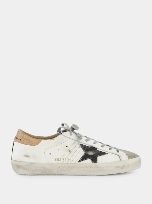 White and Black Superstar Low-Top Sneakers sold by Fashion Clinic