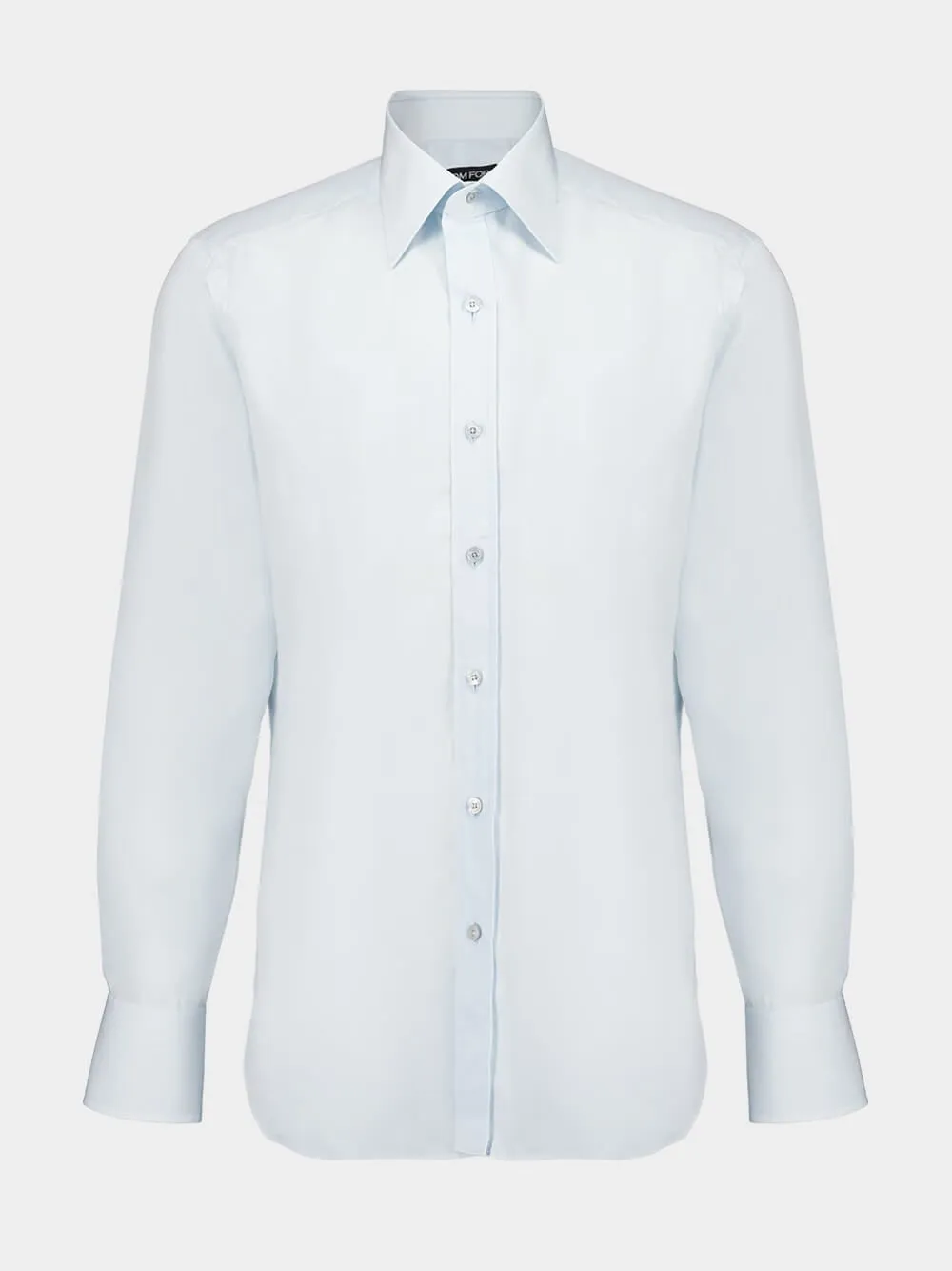 Pale Aqua Lightweight Lyocell Shirt sold by Fashion Clinic