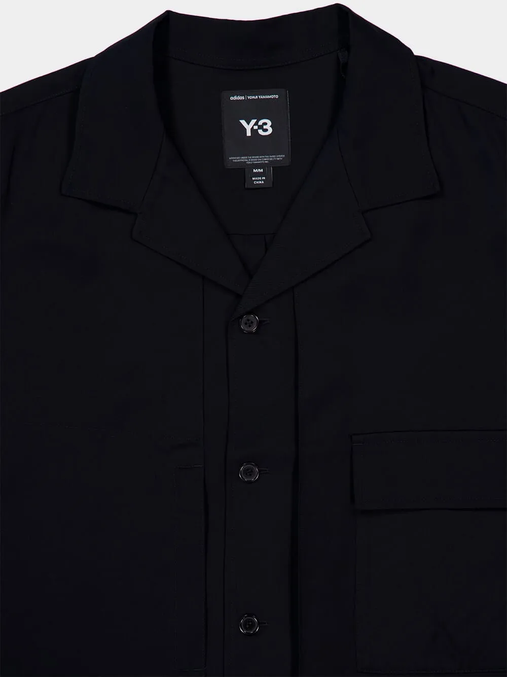 Black Rayon Twill Shirt sold by Fashion Clinic product image thumbnail 5
