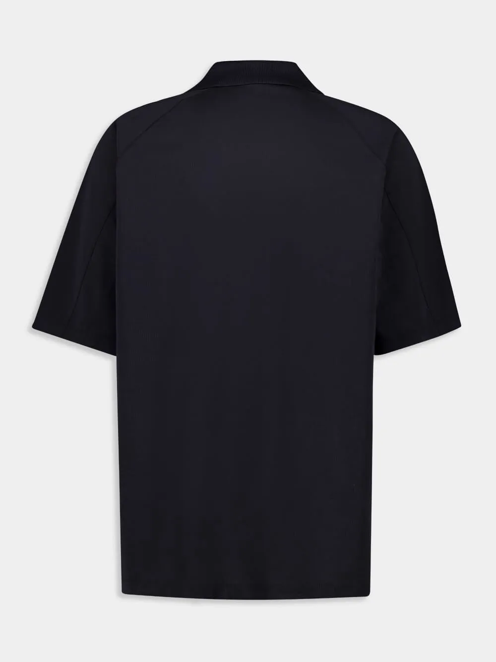 Black Cut Line Short Sleeve T-Shirt sold by Fashion Clinic product image thumbnail 3