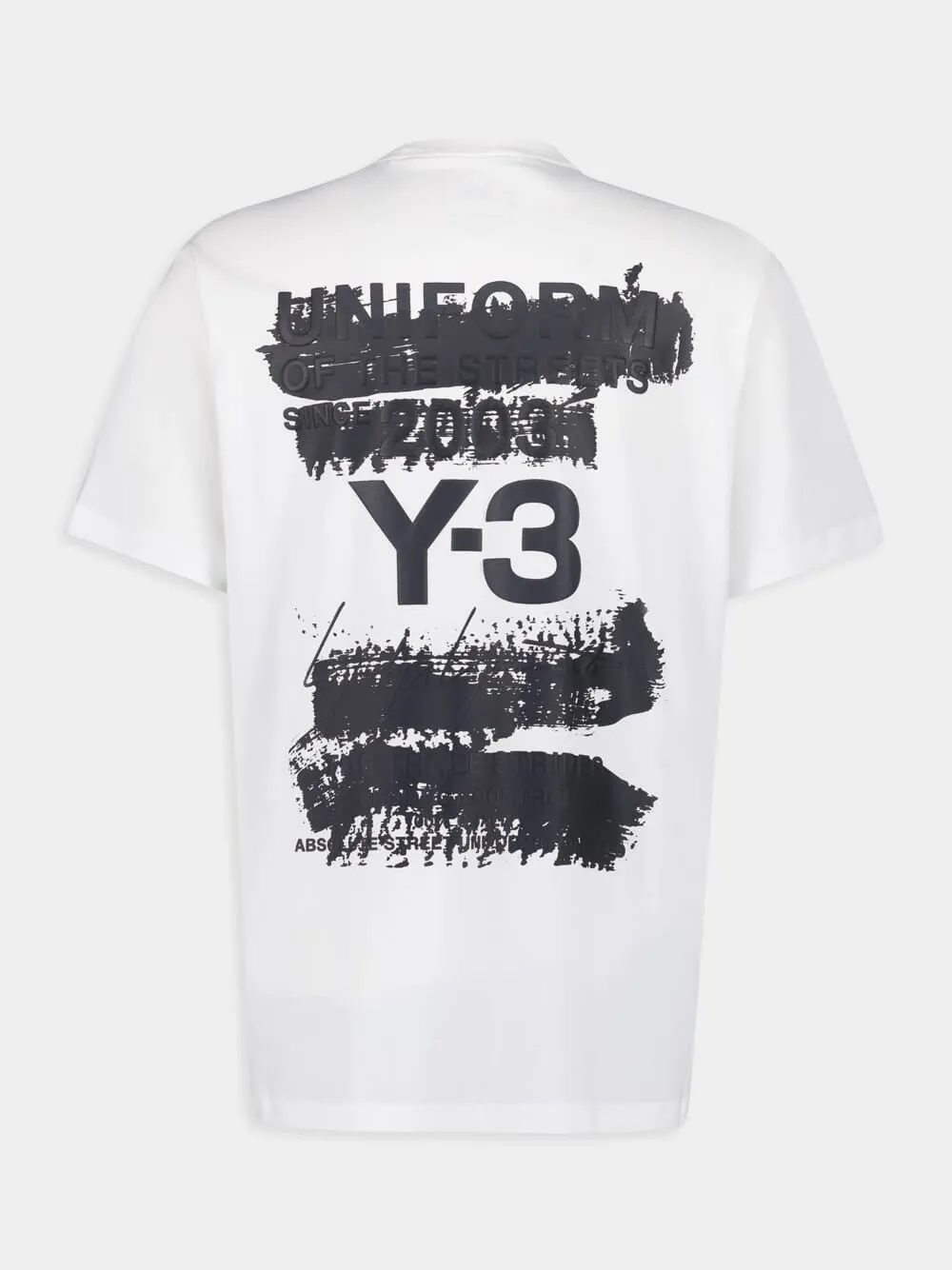Core White Graphic Short Sleeve T-Shirt sold by Fashion Clinic product image thumbnail 2