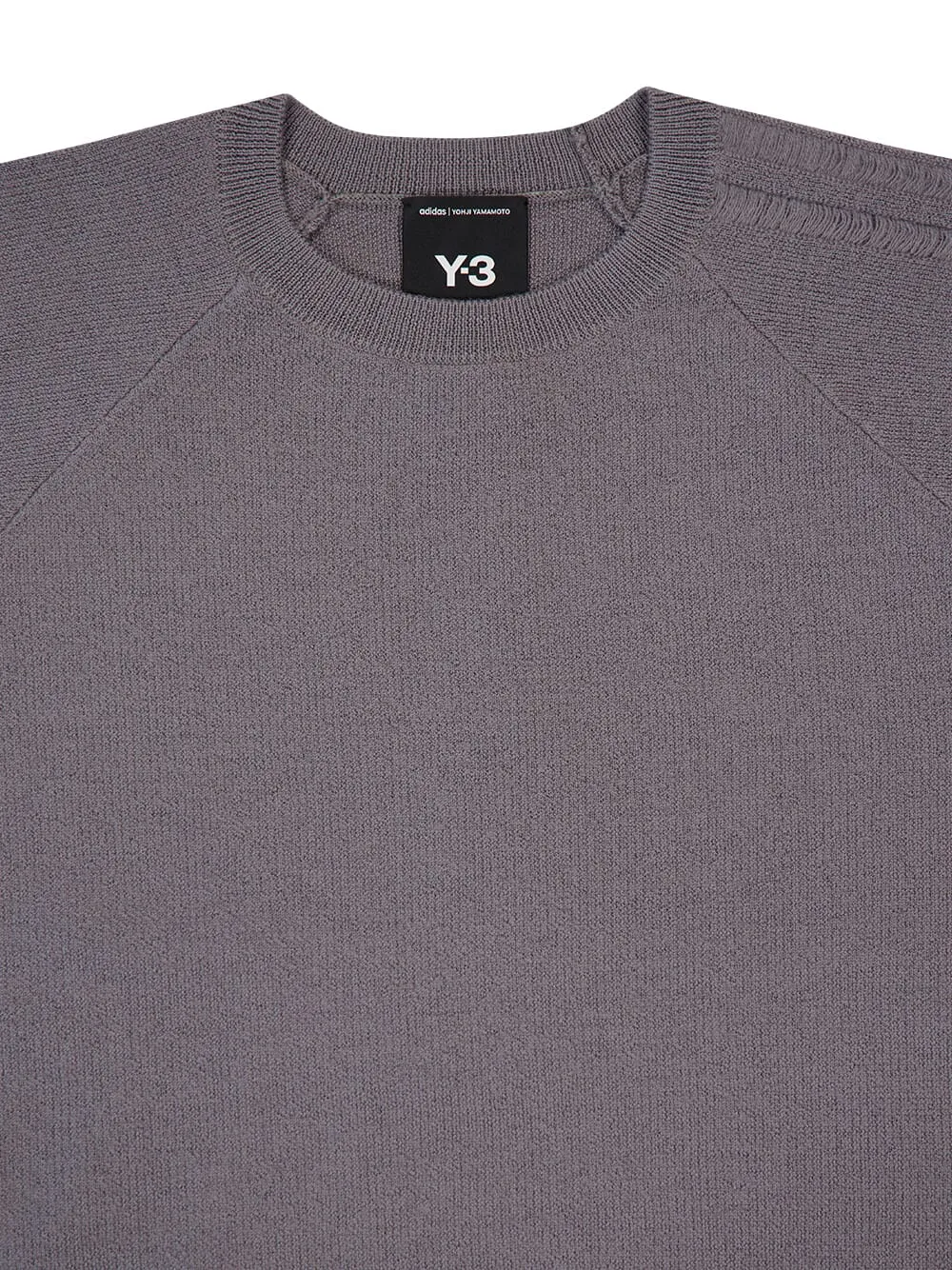 Grey 3S Knit Crew Sweater sold by Fashion Clinic product image thumbnail 5