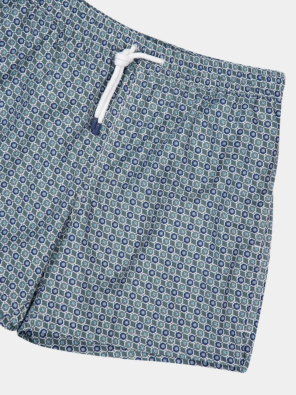 Blue Printed Swim Shorts Madeira sold by Fashion Clinic product image thumbnail 3