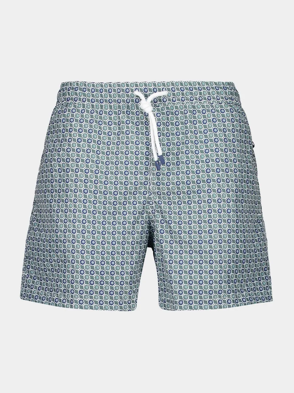 Blue Printed Swim Shorts Madeira sold by Fashion Clinic