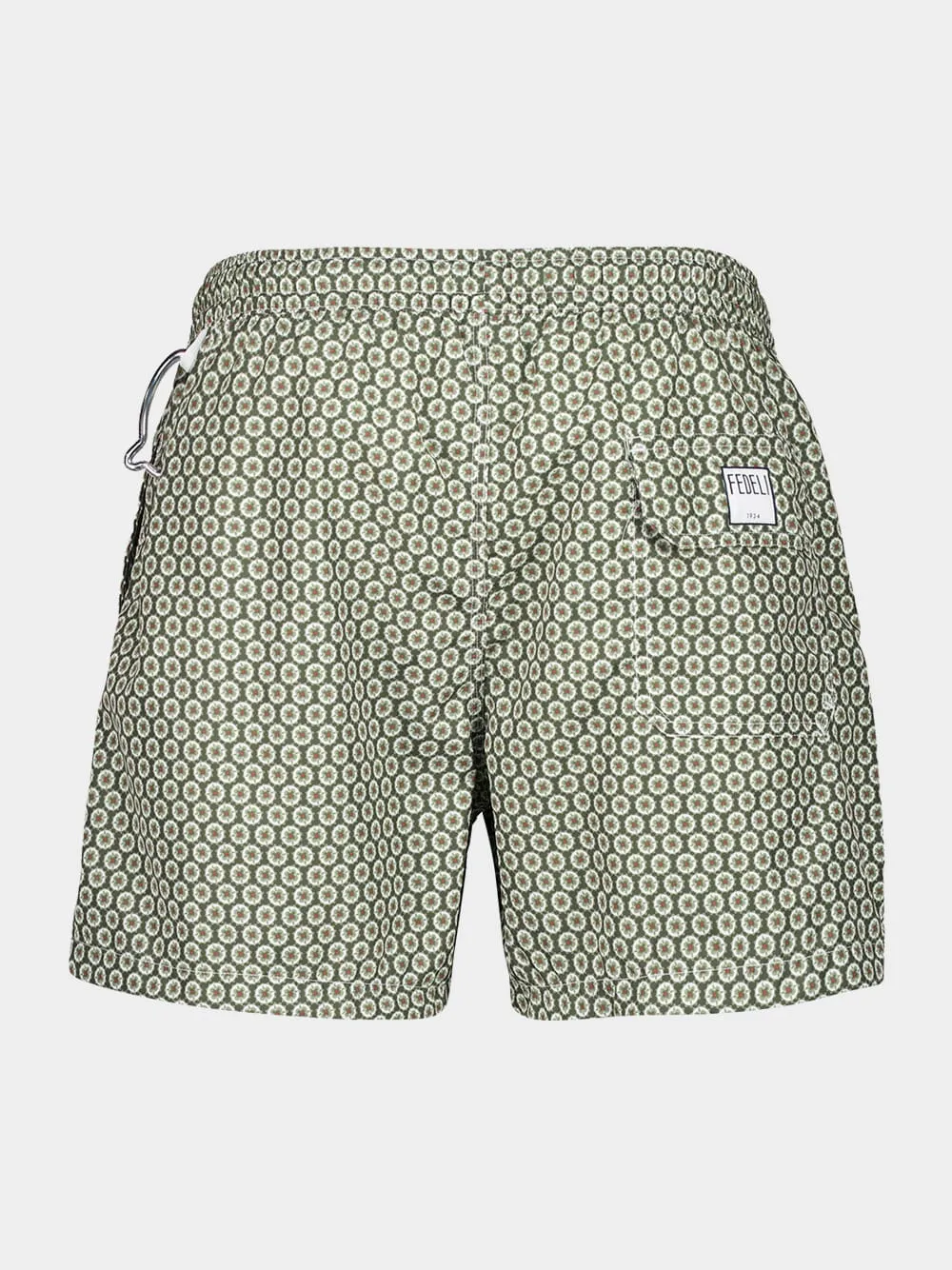 Olive Green Printed Swim Shorts Madeira sold by Fashion Clinic product image thumbnail 2