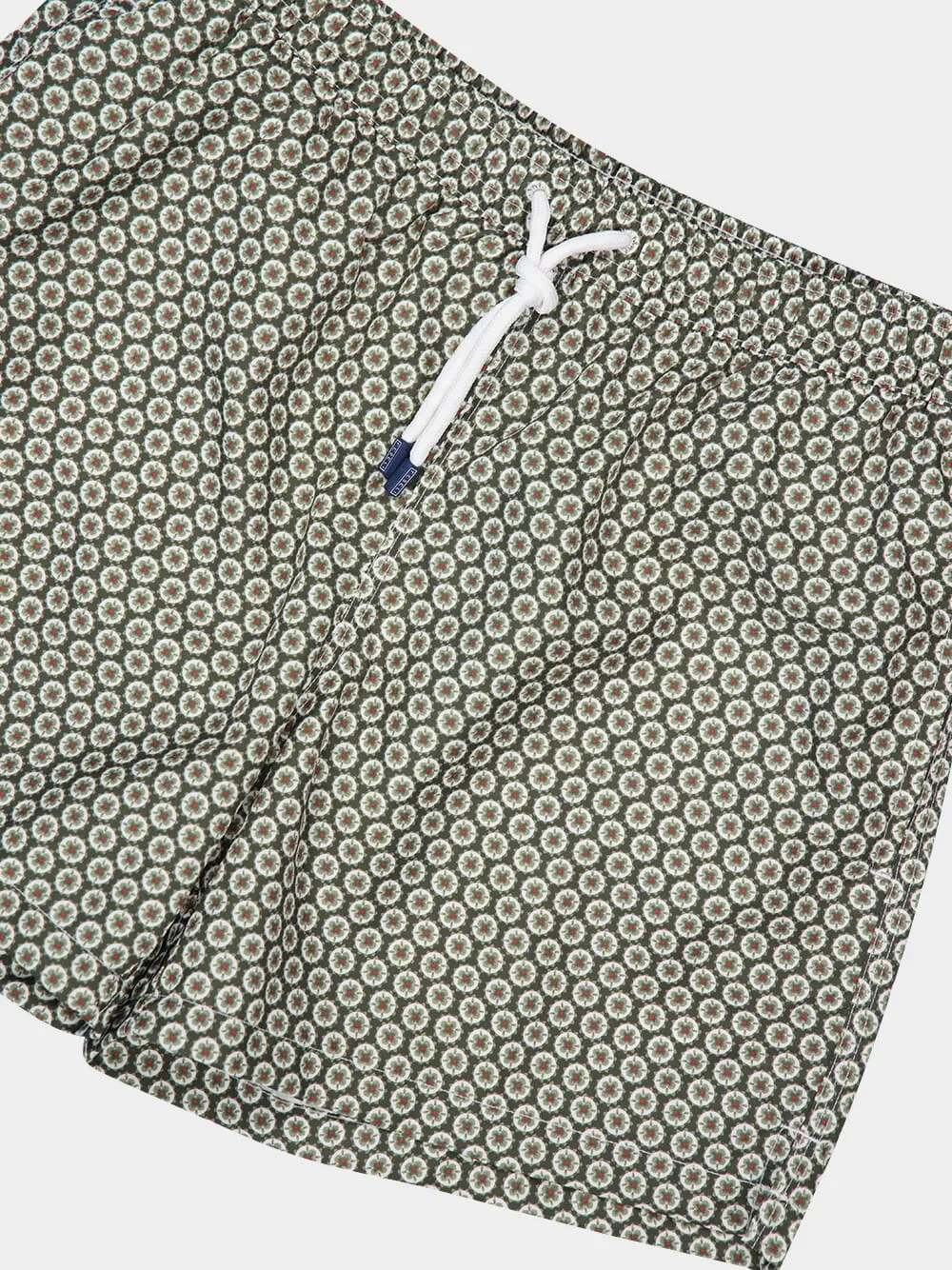 Olive Green Printed Swim Shorts Madeira sold by Fashion Clinic product image thumbnail 3