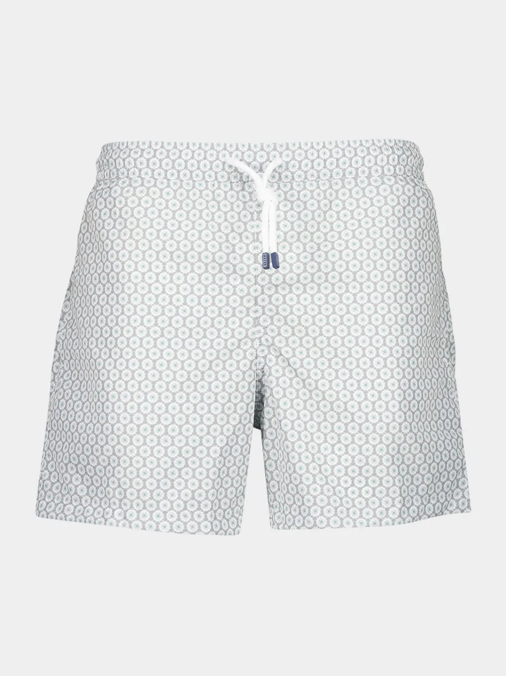 Light Grey Printed Swim Shorts Madeira sold by Fashion Clinic