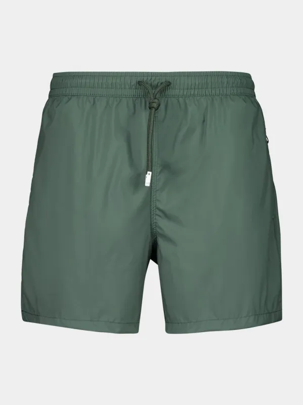 Dark Green Madeira Swim Trunk sold by Fashion Clinic