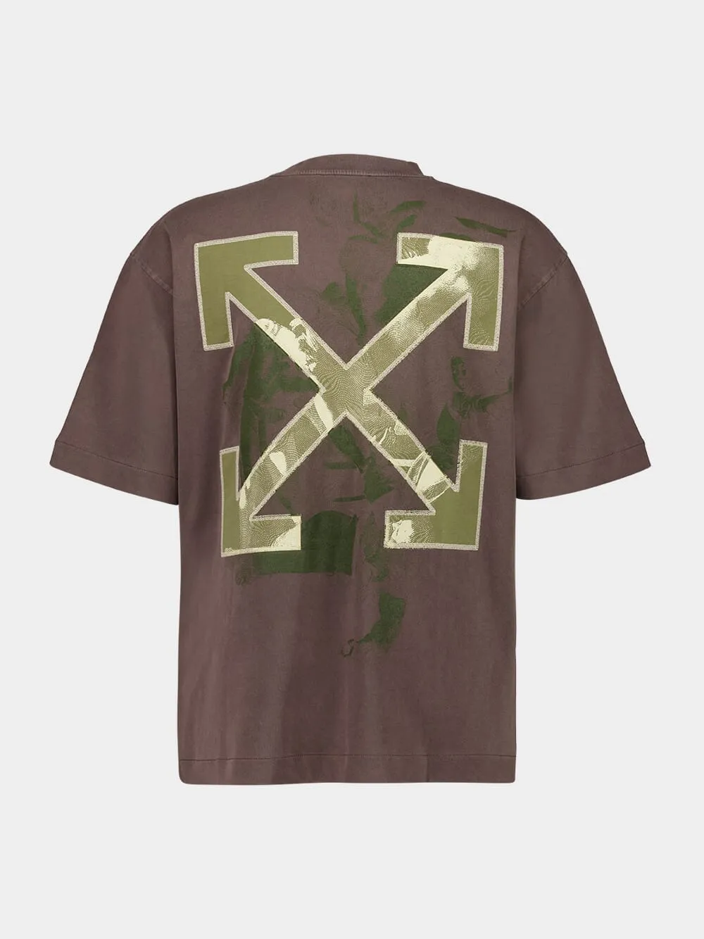 Brown Martyrdom Arrow Cotton T-Shirt sold by Fashion Clinic product image thumbnail 2