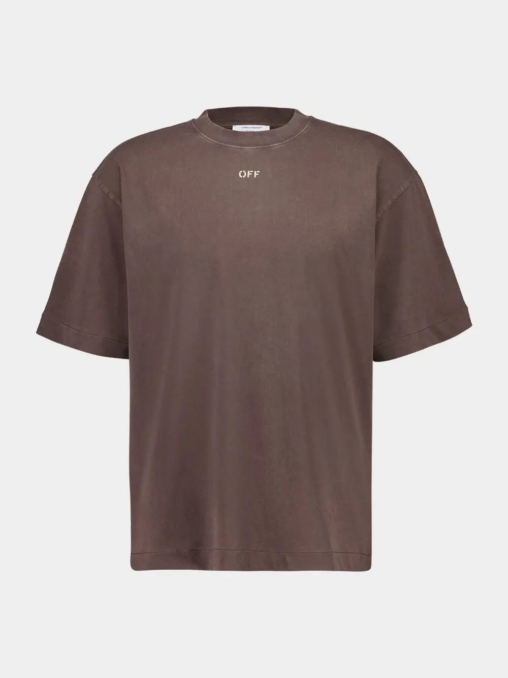 Brown Martyrdom Arrow Cotton T-Shirt sold by Fashion Clinic