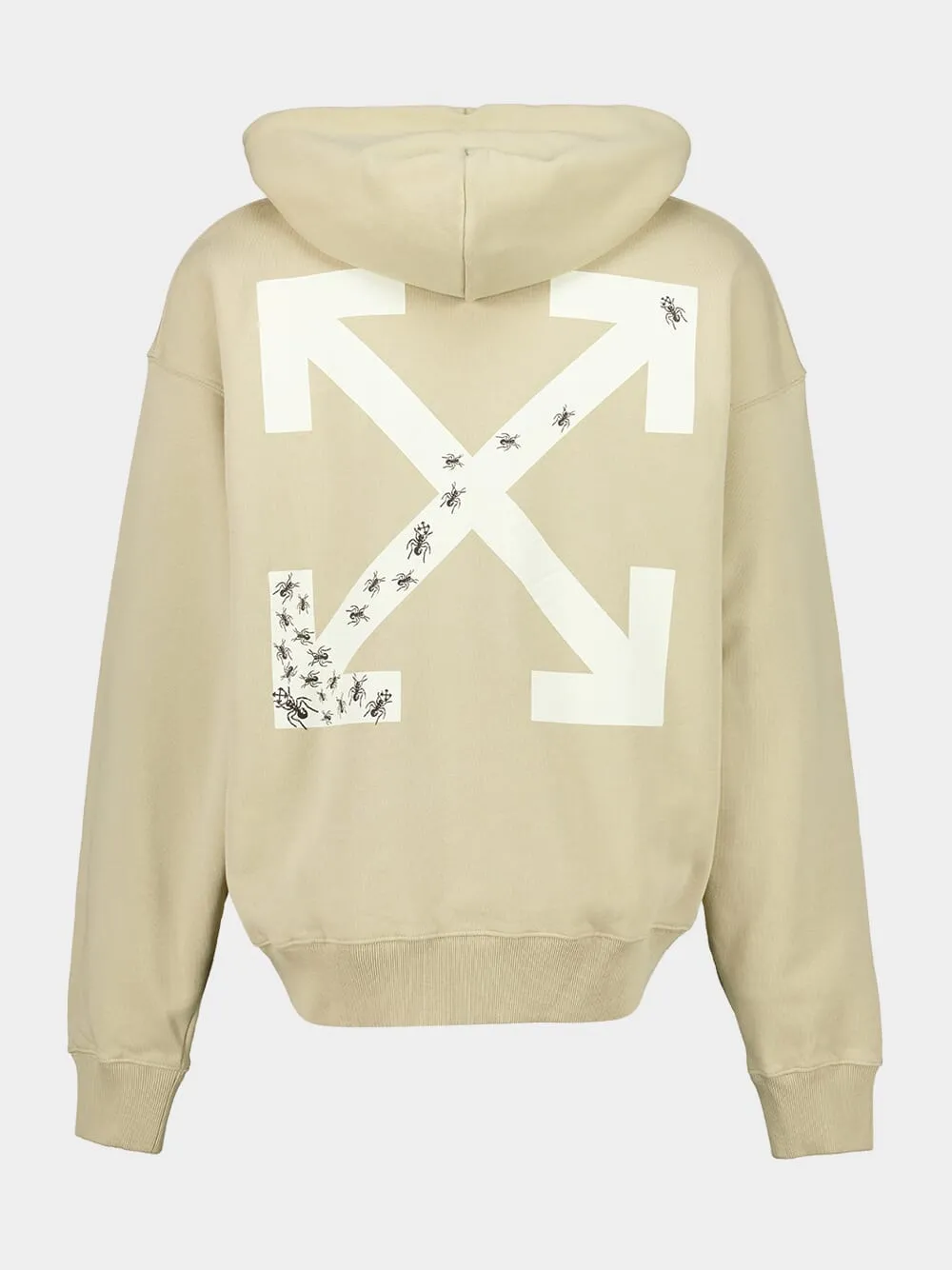 Beige Ants Arrow Skate Hooded Sweatshirt sold by Fashion Clinic product image thumbnail 2