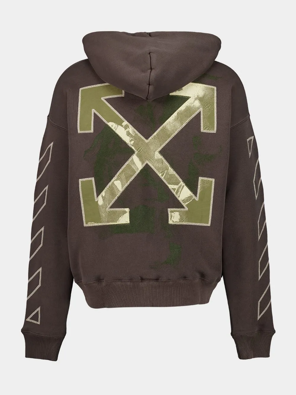 Brown Martyrdom Arrow Skate Hooded Sweatshirt sold by Fashion Clinic product image thumbnail 2