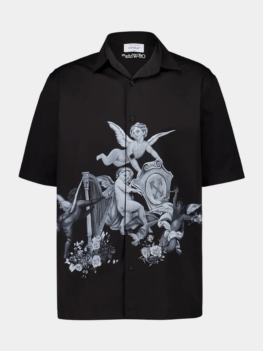 Black Putti Bowling Shirt sold by Fashion Clinic