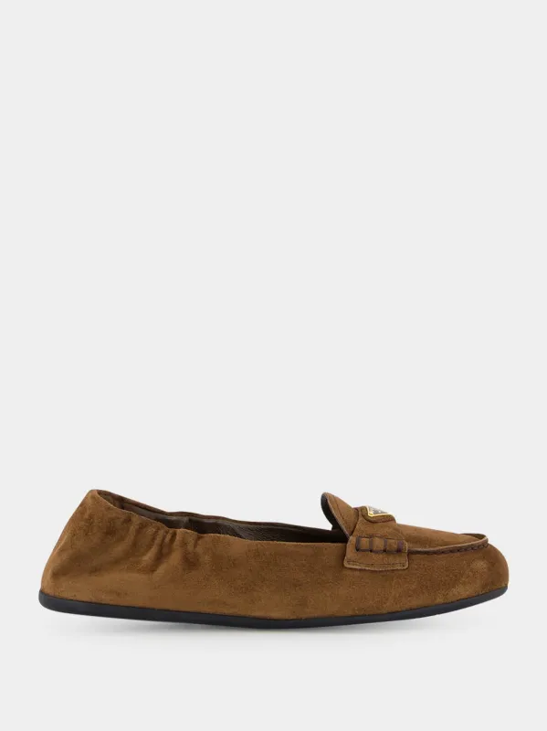 Brown Suede Loafers sold by Fashion Clinic
