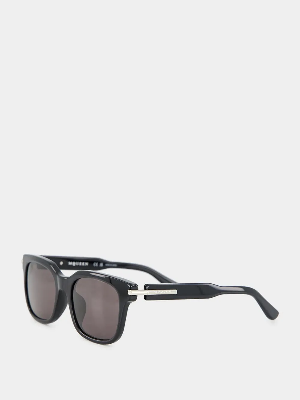 Black City T-Bar Rectangular Sunglasses sold by Fashion Clinic product image thumbnail 3