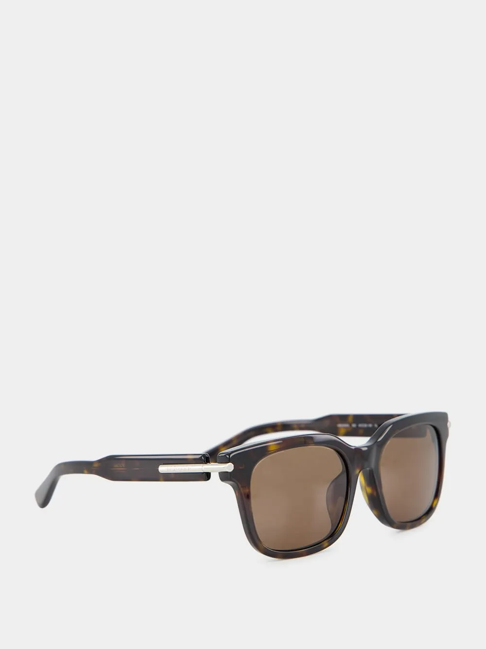 Havana Brown City T-Bar Rectangular Sunglasses sold by Fashion Clinic product image thumbnail 2