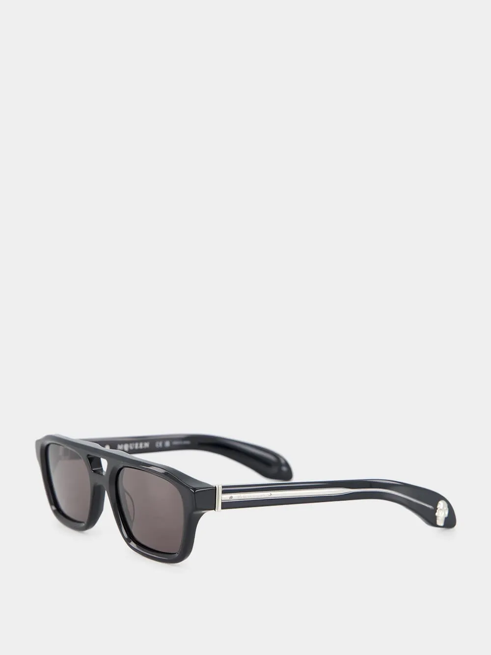 Black Square Frame Sunglasses sold by Fashion Clinic product image thumbnail 3