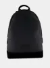 Black Leather and Suede Chic Sport Backpack sold by Fashion Clinic