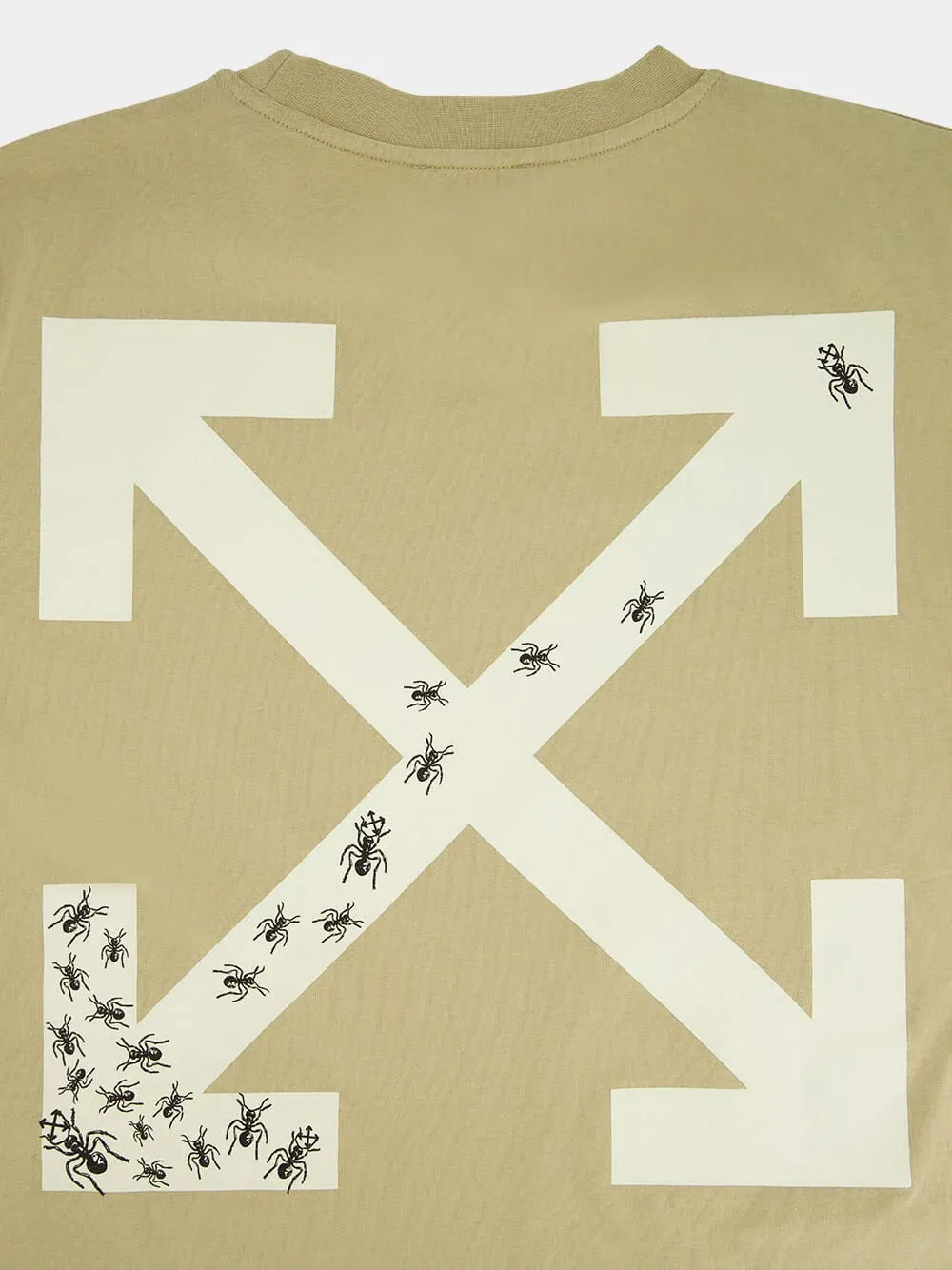 Beige Ants Arrow T-Shirt sold by Fashion Clinic product image thumbnail 4
