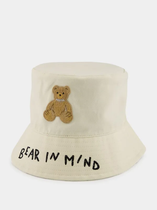Off-White Bear in Mind Bucket Hat sold by Fashion Clinic